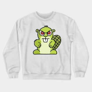 Angry beaver Crewneck Sweatshirt